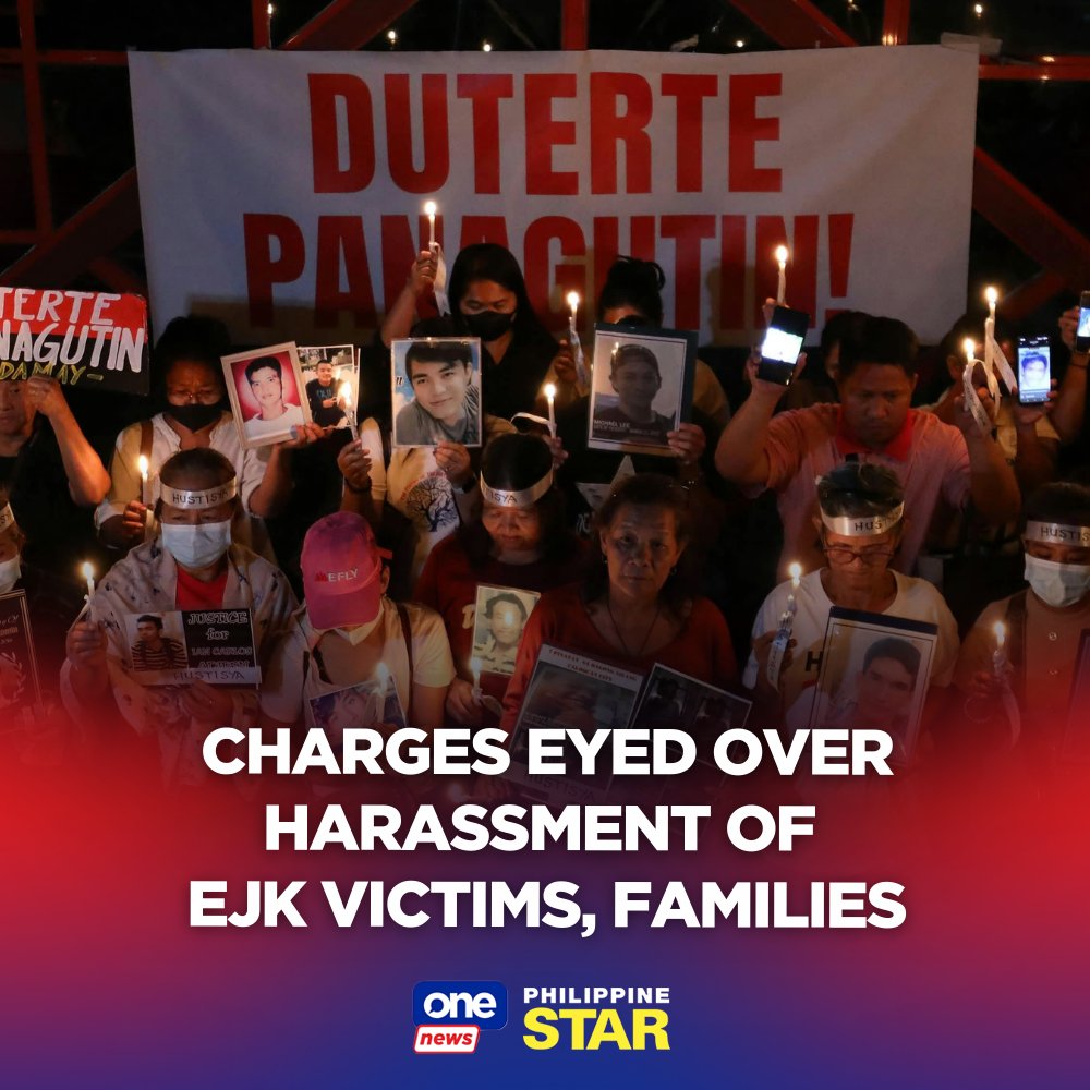 Rabid supporters and trolls defending former president Rodrigo Duterte may soon find themselves in legal trouble over their alleged harassment and trolling of extrajudicial killing victims and their families. tinyurl.com/38spdua5 | via <a href="/onenewsph/">ONE News PH</a>