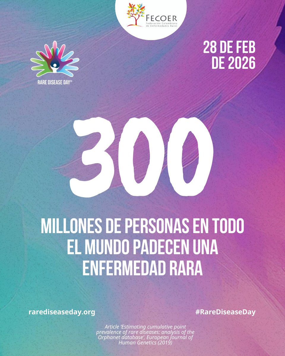 Federación Colombiana de Enfermedades Raras tweet media