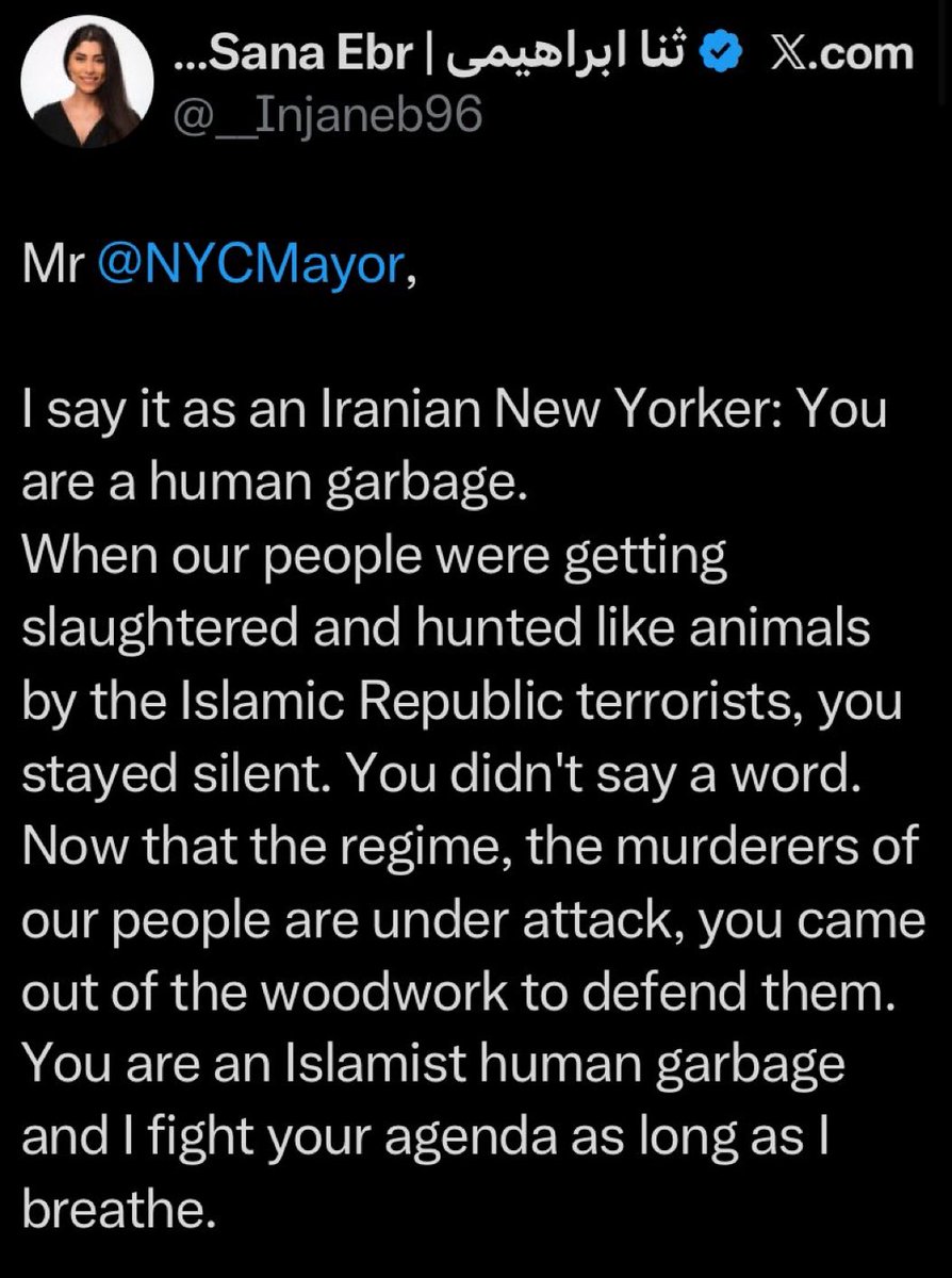 <a href="/khanumarfa/">Arfa Khanum Sherwani</a> Here speaks An Iranian woman in Newyork
