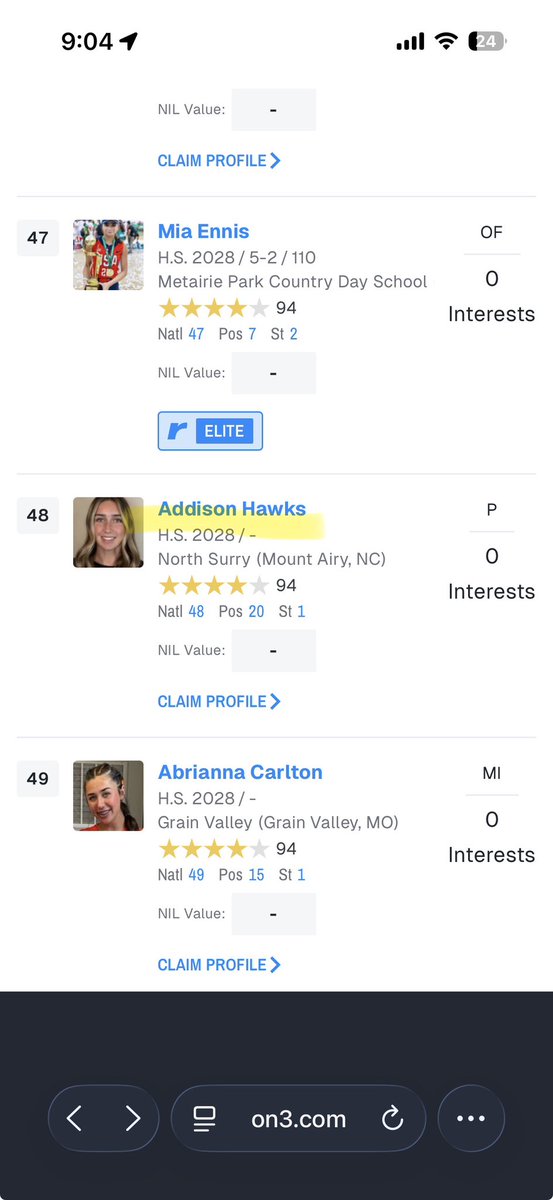 Addison Hawks tweet media