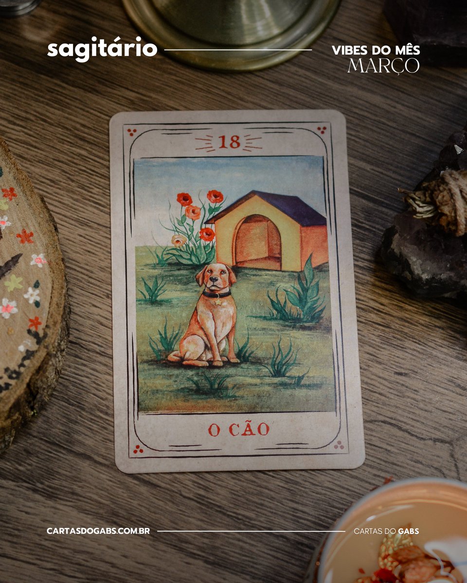 cartasdogabs's tweet photo. ♐️ MARÇO P/ SAGITÁRIO:

Lealdade vai ser o grande teste do mês, tanto a dos outros quanto a sua. Essa carta fala de amizade, parceria fiel e vínculos que se mantêm mesmo quando não há vantagem envolvida. Março pode trazer provas claras de quem realmente está ao seu lado, "quem tá fechado com os irmão"? No trabalho, indica alianças estratégicas e apoio importante. Alguém pode te indicar, defender ou fortalecer seu nome. É mês de construir parceria sólida, não agir sozinho por impulso. Você tende a crescer mais quando compartilha. No amor, o cão fala de companheirismo antes da paixão explosiva. Se estiver em relação, é momento de fortalecer e demonstrar presença real. Se estiver solteiro, pode surgir alguém que ofereça estabilidade, não só aventura. Mas existe uma reflexão necessária: você tem sido leal aos seus próprios planos? Ou anda se sabotando por medo de assumir responsabilidade sobre o que quer? Março pede coerência, valorize quem demonstra constância e seja essa constância também hein?

— Veja meu catálogo no tweet fixado, agende sua consulta no link na bio e me siga para novos conteúdos.
