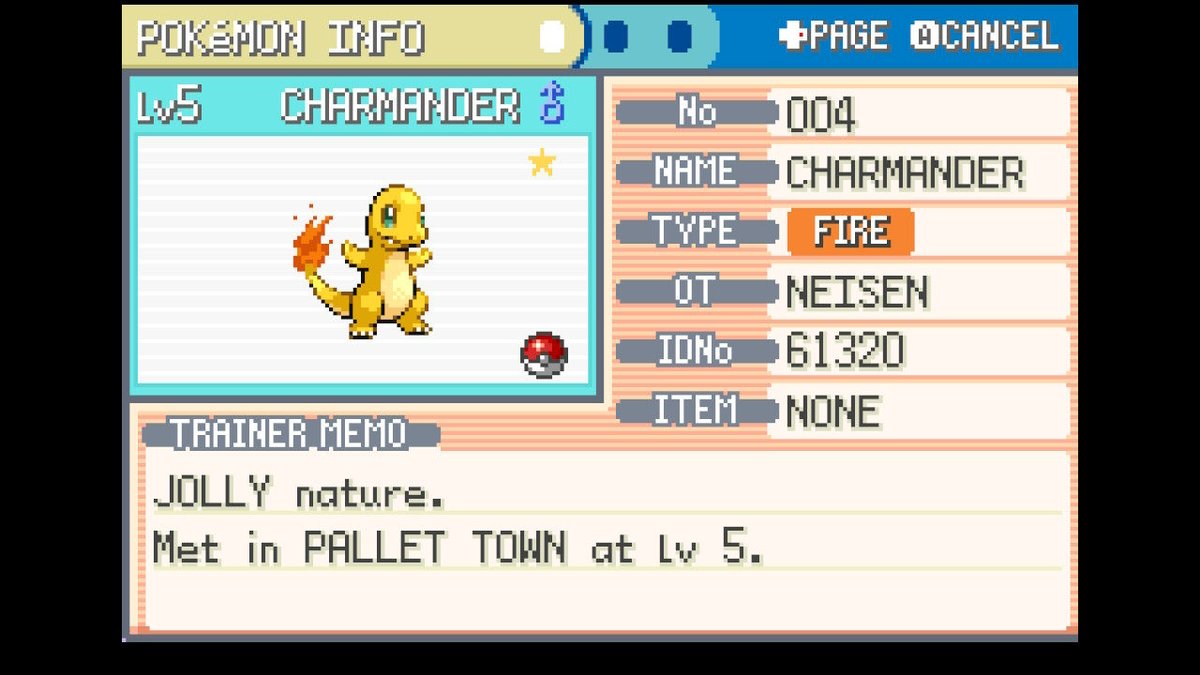 urdadmason's tweet photo. Shiny Charmander starter on third attempt  🤯 https://t.co/QfcYHYvWs5