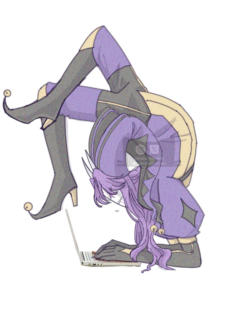 Rneko395Neko's tweet image. I can't get over Jester having the most flexible body of all (Just a Headcanon)

#thefreakcircus #tfcjester