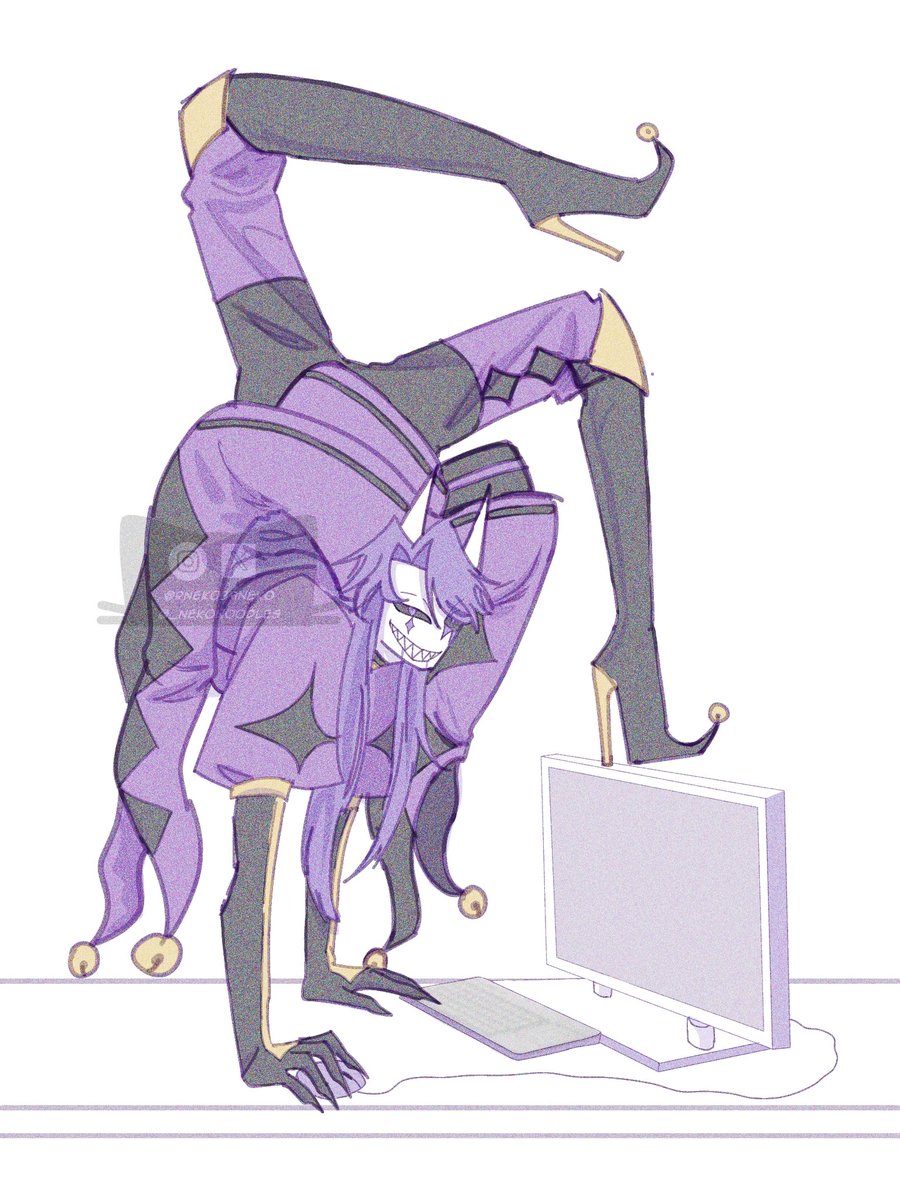 Rneko395Neko's tweet image. I can't get over Jester having the most flexible body of all (Just a Headcanon)

#thefreakcircus #tfcjester