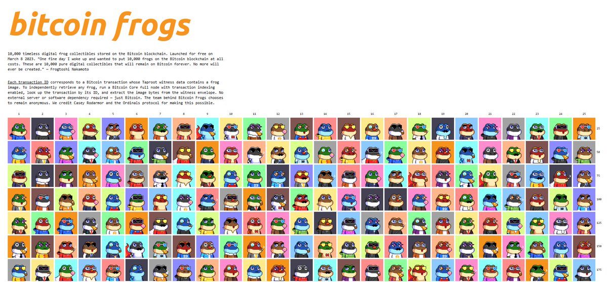 Bitcoin Frogs 比特蛙 tweet media