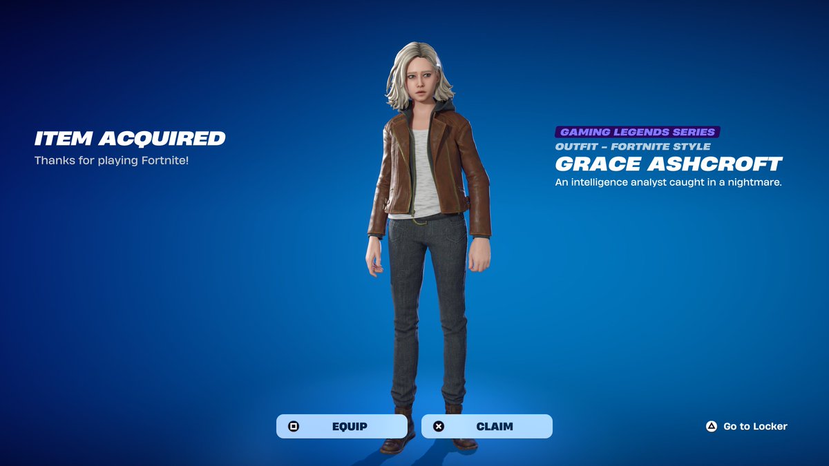FortniteFNLK's tweet photo. Fortnite Resident Evil Requiem Grace Ashcroft Skin Giveaway 🎁

To Enter: 
❤️♻️ LIKE &amp; RETWEET
📲 FOLLOW @FortniteFNLK @braniyt 
🛑 SUBSCRIBE https://t.co/0sQIWluR6V
🎙️JOIN DISCORD https://t.co/WdRCsdUAQq
✅ COMMENT “DONE”

USE CODE ‘FNLK’ #ad https://t.co/9xeZ6QhNEZ