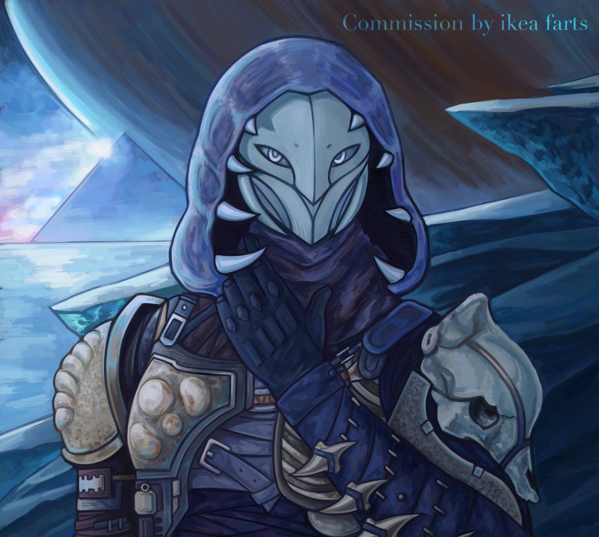 Ikea_farts's tweet photo. NEW Commission with a character from #Destiny2 #Commission https://t.co/1JrJG77znX