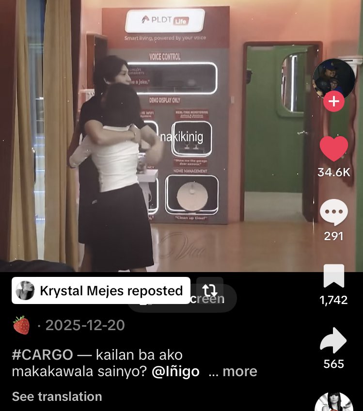 carmelle reposting a krysquin edit at ang first repost ni krystal ay cargo hahwhahaha ano ba tong dalawa 😭