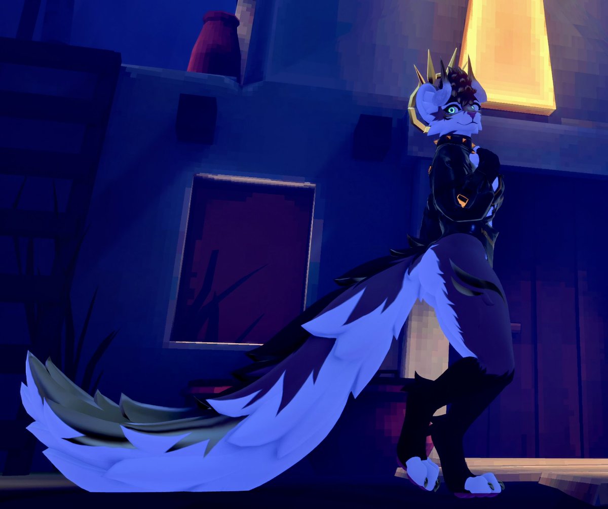 Meia097's tweet photo. She catches your eye on a midnight stroll.
#VRChat #fluffgan #fluffcat #cat #furry https://t.co/JJB0er1Yul