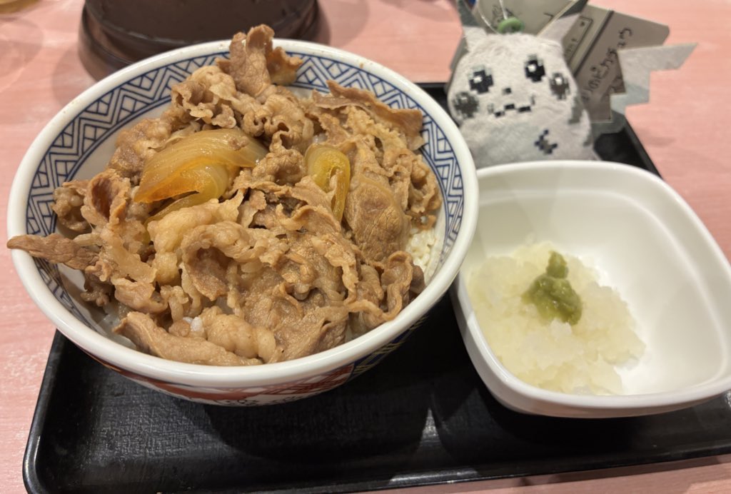 わさびおろし牛丼withピカチュウ