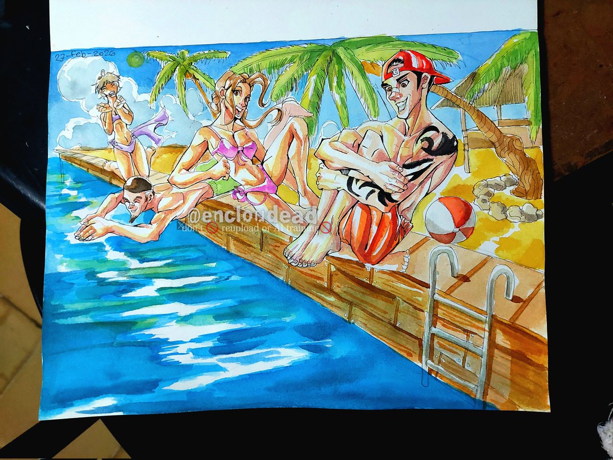 encloudead's tweet photo. Summer party!
#絵描きさんと繋がりたい
#イラスト
#3on3freestyle https://t.co/xQZ7aKaV8q