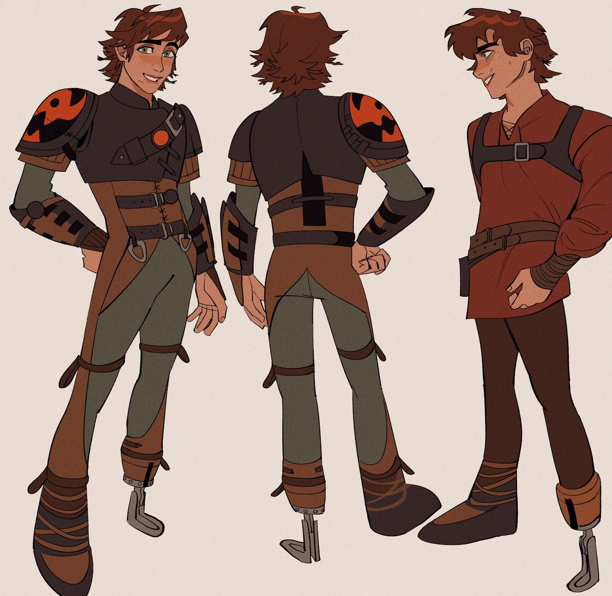 kohiandie's tweet image. worked on outfits ;-) #hijack #hiccuphaddock #jackfrost