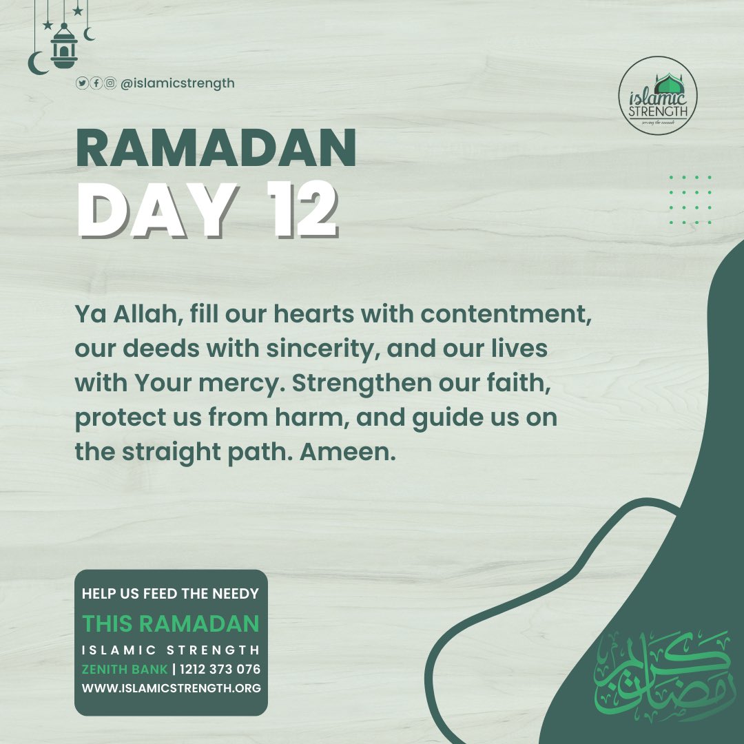 #Ramadan Day 12