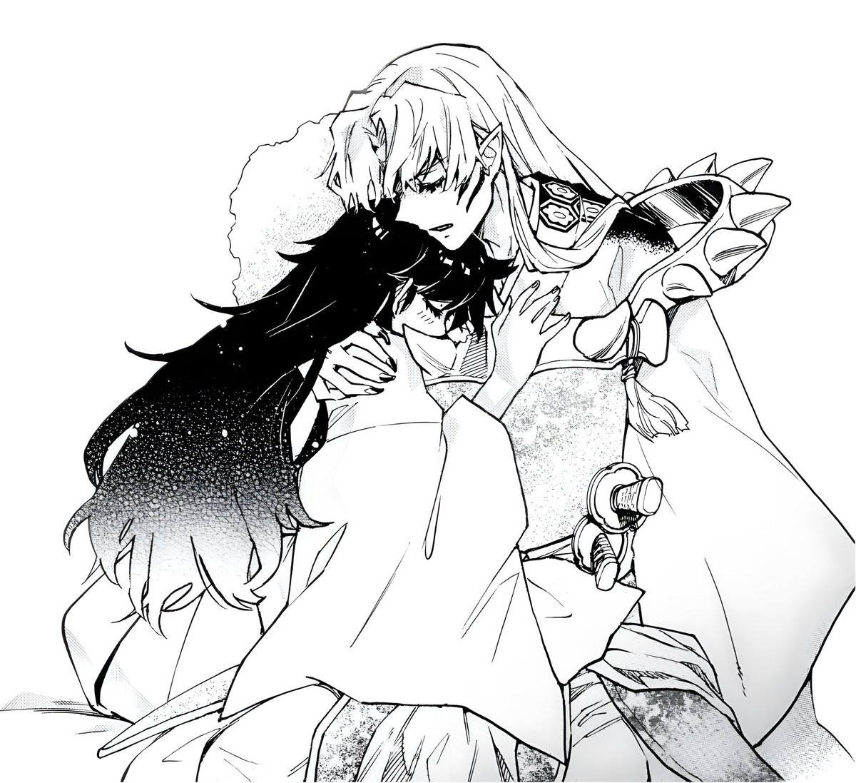 He had to fight and wait 1,400 years just for the chance to hold her in his arms again 💜🌙🥺