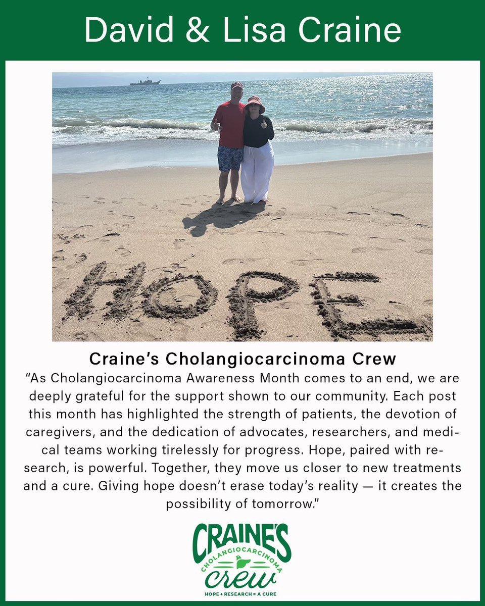 Craine’s Cholangiocarcinoma Crew tweet media