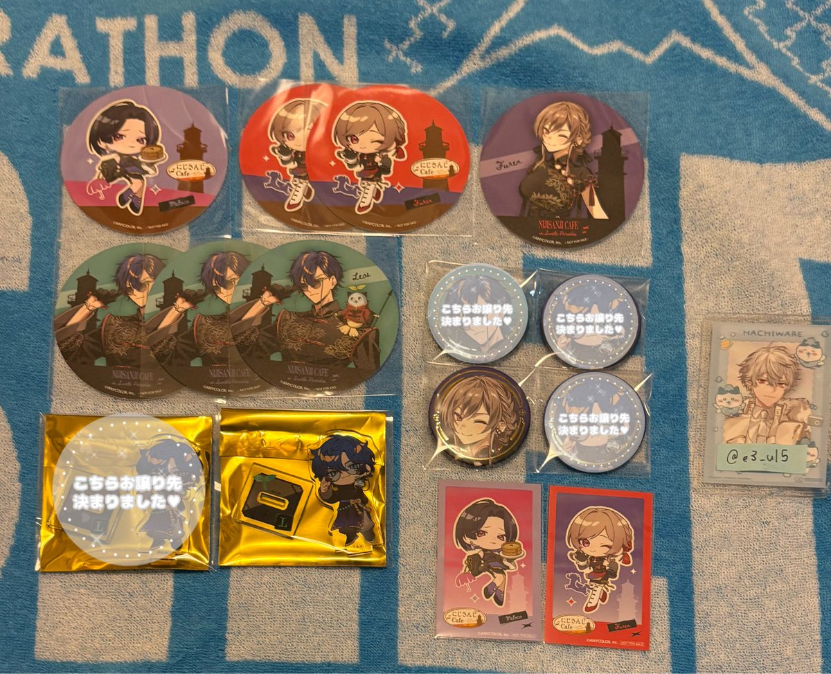 交換】にじさんじスイパラ スイーツパラダイス にじさんじcafe 缶