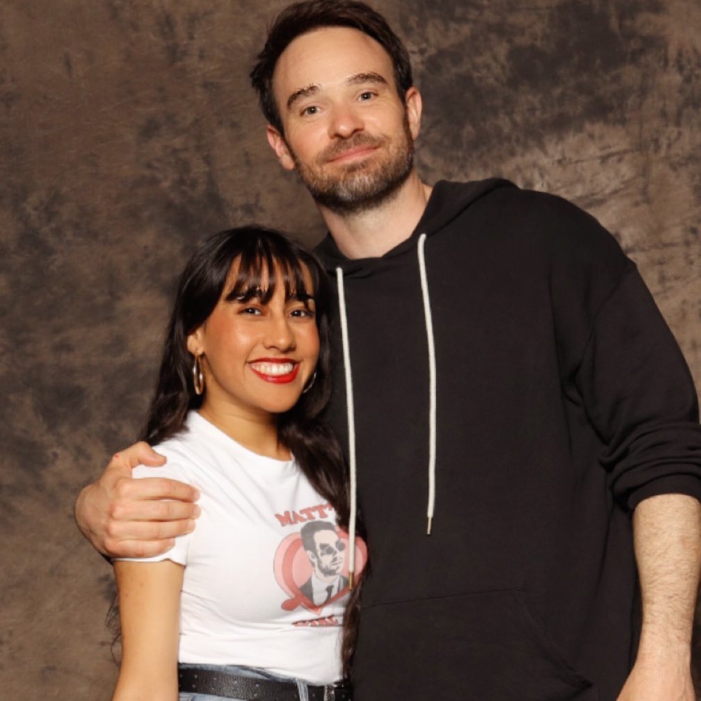 LemonadeLannah's tweet photo. lannah and charlie meet up part two electric boogaloo! look at us in the daredevil era vs daredevil born again era! oh our glow up!  ❤️#DaredevilBornAgain #Scaradise https://t.co/b77V5dkxHi
