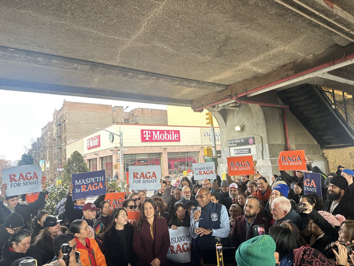 Ready to turn it up for <a href="/RagaForQueens/">Assemblymember Steven Raga</a> ✈️✈️✈️