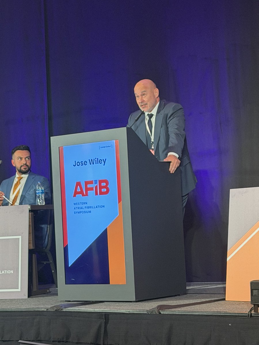 nmarrouche's tweet photo. Great to have @josewileyMD at #wafib2026 presenting the delimitation using DAPT and NOACs in #afib! ⁦@TulaneMedicine⁩ ⁦@westernAFib⁩ https://t.co/hAfcGRZVkx