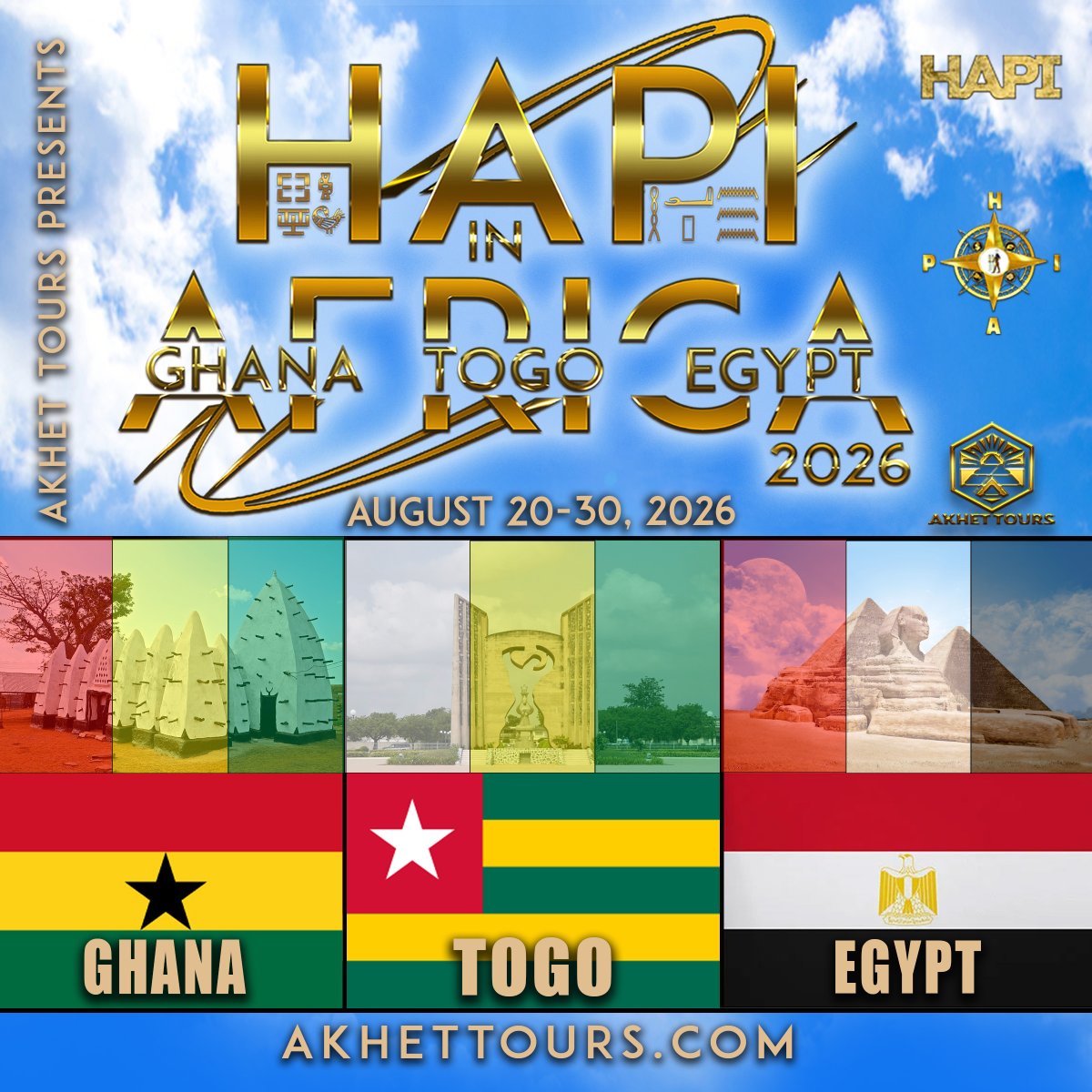 HapiFilm's tweet image. When we travel - we also have a GOOD time!!!!!   Viisit Akhettours.com or call (917) 822-1802 to get all the details and put in your deposit!!!!  #HAPI #Akhettours  The VALUE of the trip is unbelievable!!!!