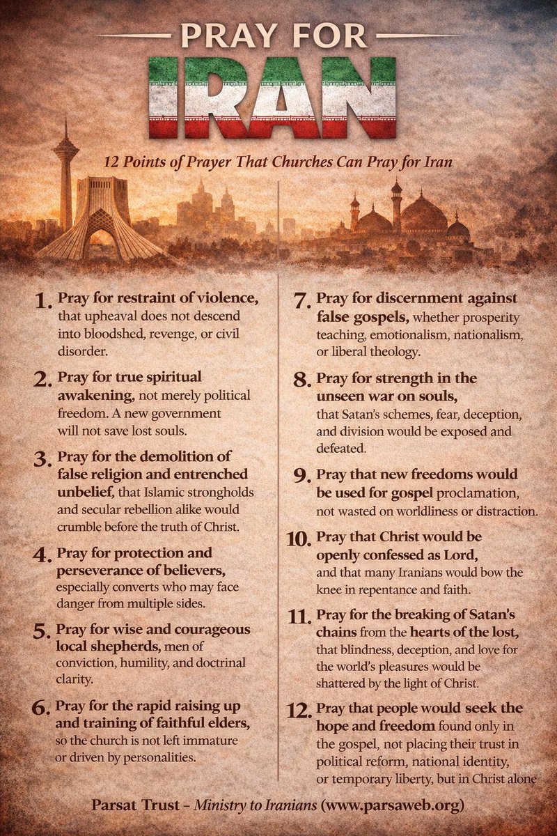 This from my Iranian friend Pooyan Mehrshahi (pastor in Cheltenham, UK).