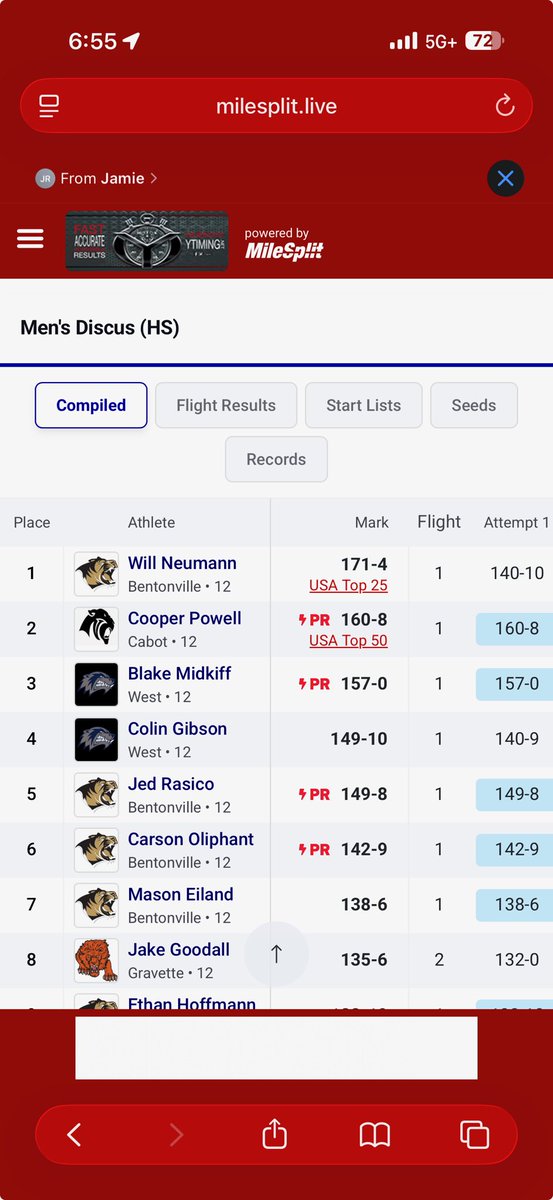 Cooper Powell 2026 RB tweet media