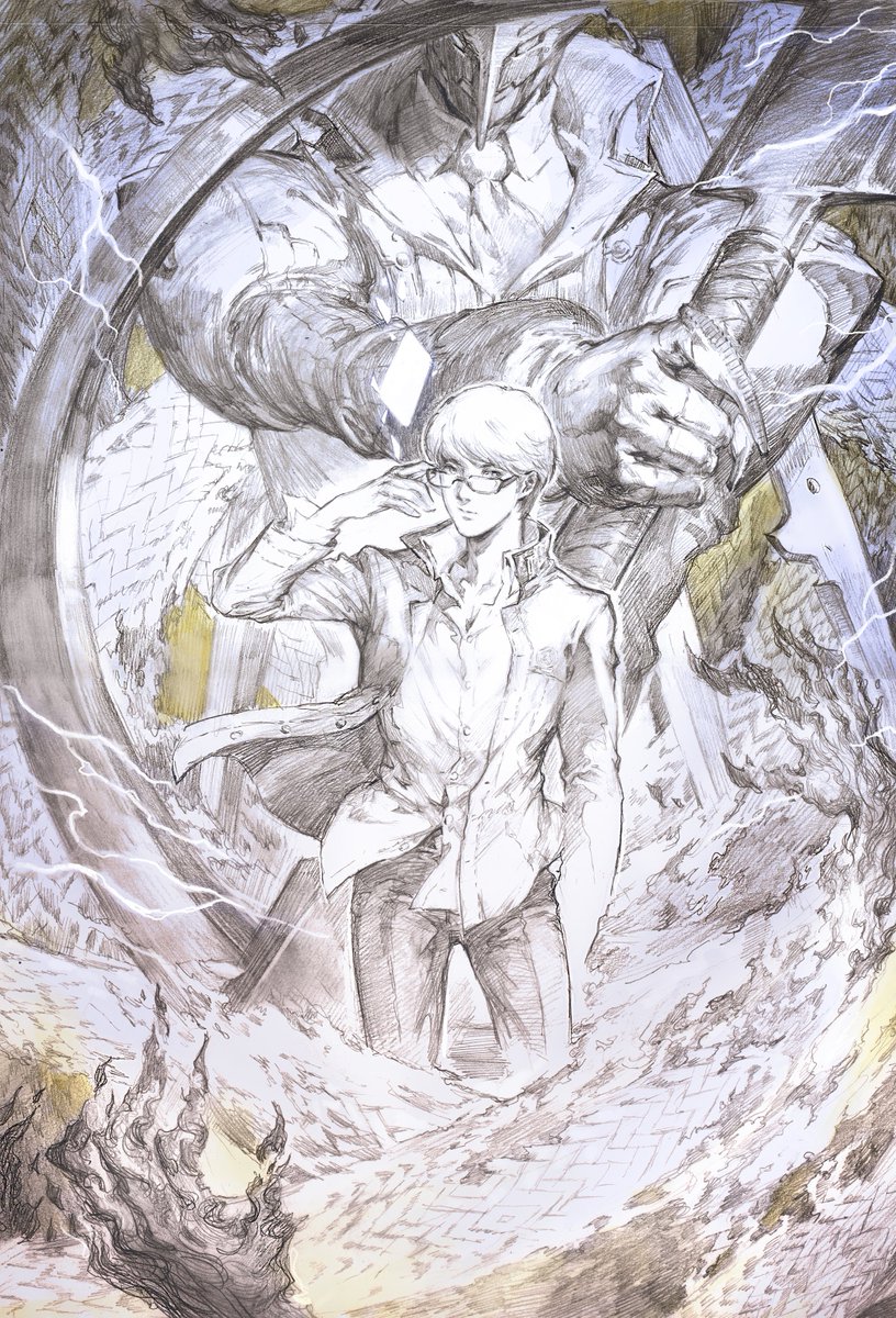 ArtShareHQ's tweet photo. #FanArt | Persona (series)― "Memento Mori" ⚡💀

Artist: 一氧化二氫 (pixiv) https://t.co/aX0nfb73gn