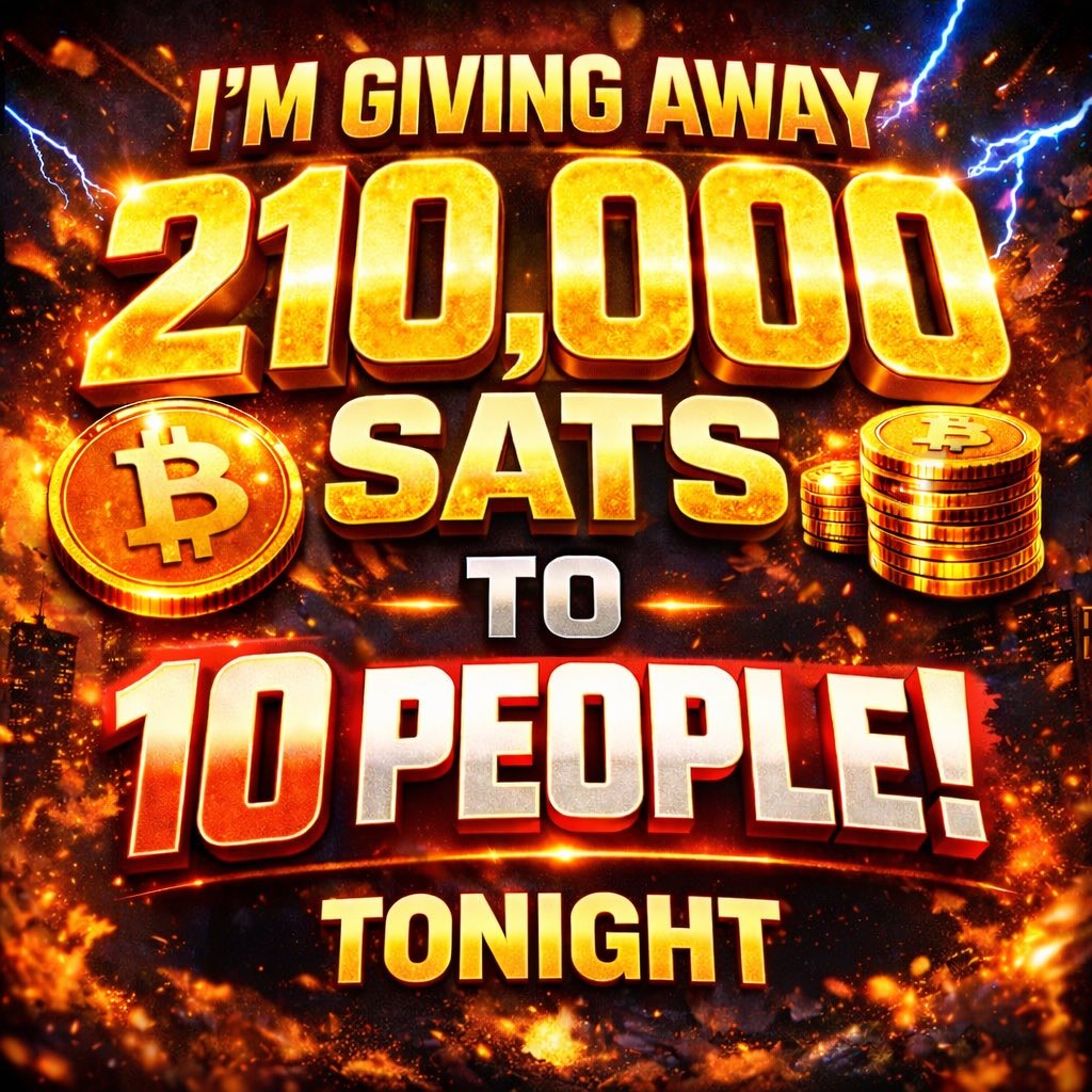 Hoodsatoshi's tweet photo. In less than 15 minutes 
—
If you’re Satoshi deficient, pull up at 7:30 PM EST every Saturday.

I distribute Bitcoin.✅
Not promises.❌

Nobody else in this industry is sending sats to their community live — every week.

And the best part?

Bitcoin can’t be faked.
Every payment is verifiable on the blockchain.

If you want in:

1️⃣ Follow me on Twitter
2️⃣ Subscribe on YouTube https://t.co/iiG1paxknE
3️⃣ Comment “Free Sats” under any video
4️⃣ Show proof of work
5️⃣ Share & retweet
6️⃣ Be live at 7:30 PM with a Lightning wallet

⚡ 21,000 sats.
⚡ 10 people.
⚡ Paid instantly.

See you in 10 minutes