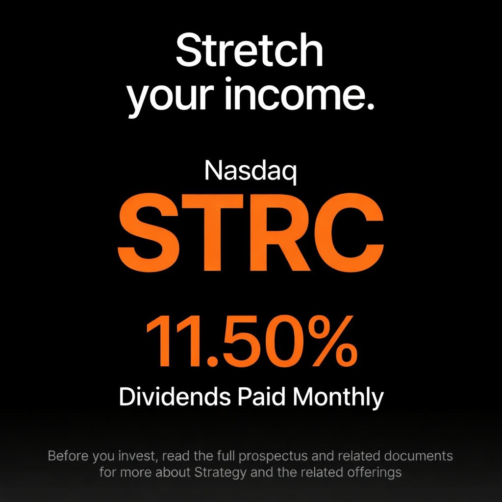 Stretch Dividend Rate increased by 25 bps to 11.50% for March 2026. $STRC