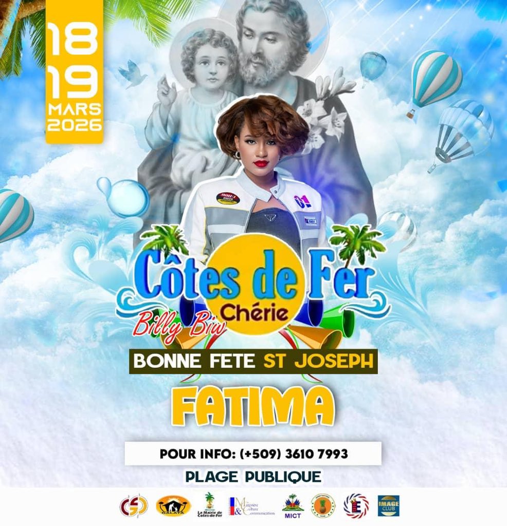 fatiful's tweet photo. Côtes-de-fer Cherie PITIT ou ap lakay li 18 mars sa! Mete dat sa nan kalandriye w 💙🦋💙 plage publique ap gen anpil sipriz pou fèt patwonal St Joseph ané sa! Pa kite yo vin di w 🦋 map tann #Fateam mwen yo! https://t.co/dPHK3oXUoT