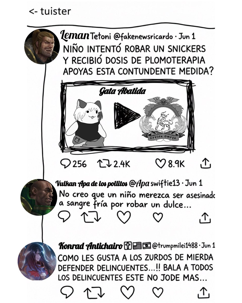 NovaPrimeOF's tweet photo. ¿Apoyas está contundente Medida?

(Ayuda el los amos de la noche están afuera de mi casa)

Pdt: No te tocaba @Tammy_BB_Vtuber se nos fue un angelito.

@3HuntLe0 @LordNekito
#warhammer40k #warmeme #imperio #Astarte #humor https://t.co/UH5e2jpmmw