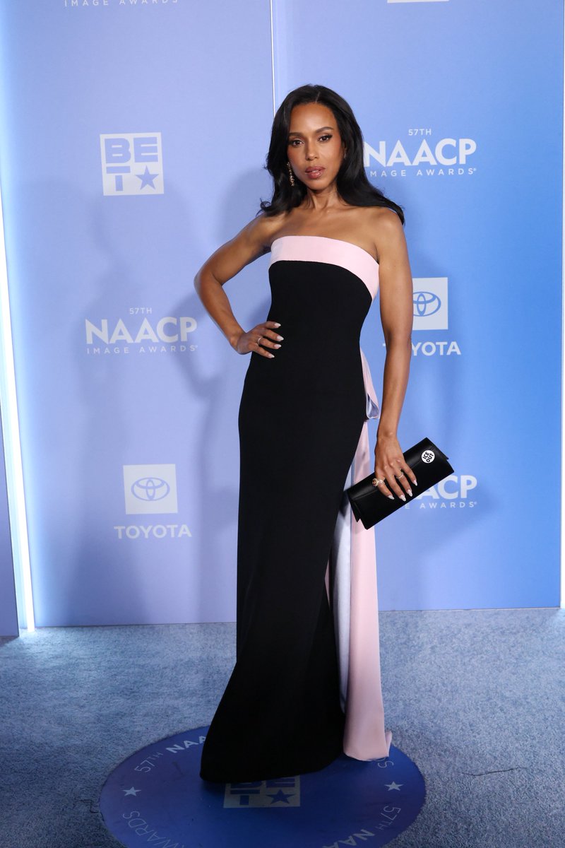Kerry Washington attends the 57th NAACP Image Awards.