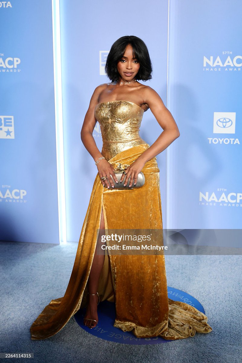 Lovie Simone attends the 57th NAACP Awards
