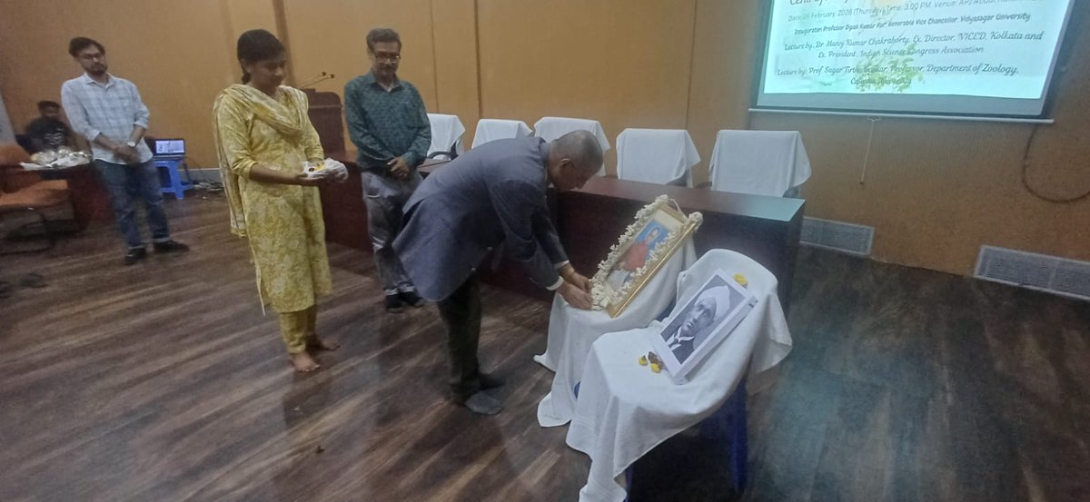 dblab_endophyte's tweet photo. National Science Day celebration at Vidyasagar University on 26.02.2026 https://t.co/hEl5696m2u