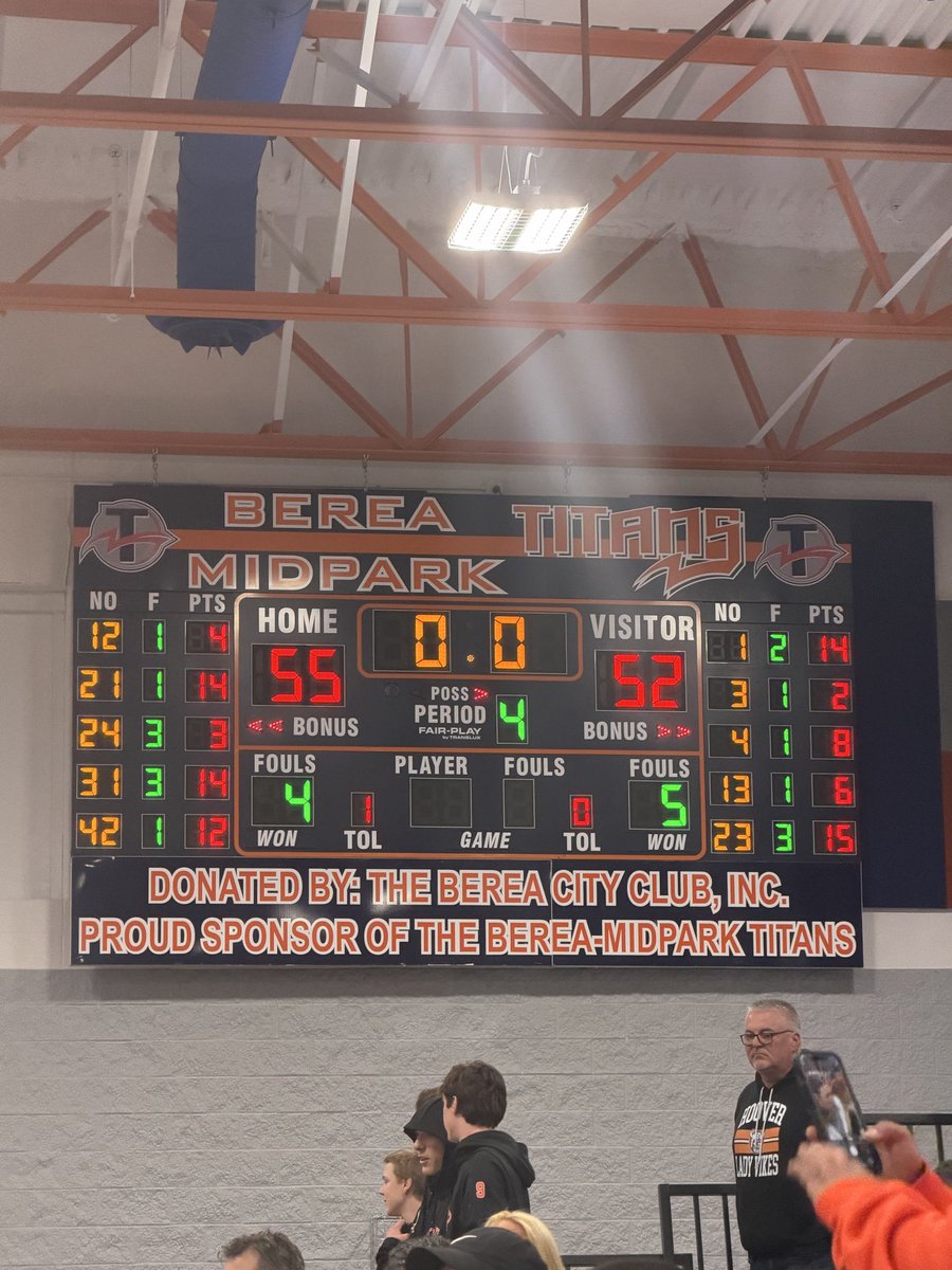 KoeselNate's tweet photo. OHSAA Division II Girls Basketball Northeast 8 District Finals @ Berea-Midpark

FINAL 

North Ridgeville 52
North Canton Hoover 55

Congratulations to the Hoover Lady Vikings for winning the OHSAA Division II Northeast 8 District Finals !!

Best of luck in the Regionals !!

@HooverGirlsBB 
@ZoeKMccort 
Aubrey Fisher
Jules Kreareas
Olivia Yocum
Stella Somers

#OHSAA
#districtfinals
#OhioGirlsHoops