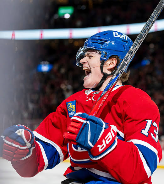 BleedBBR's tweet image. Caufield (34) on the break ... Et le But! 🏒🥅🚨 Habs lead 1-0 early!  #BBBR #Canadiens #Montréal #NHL06 #GoHabsGo