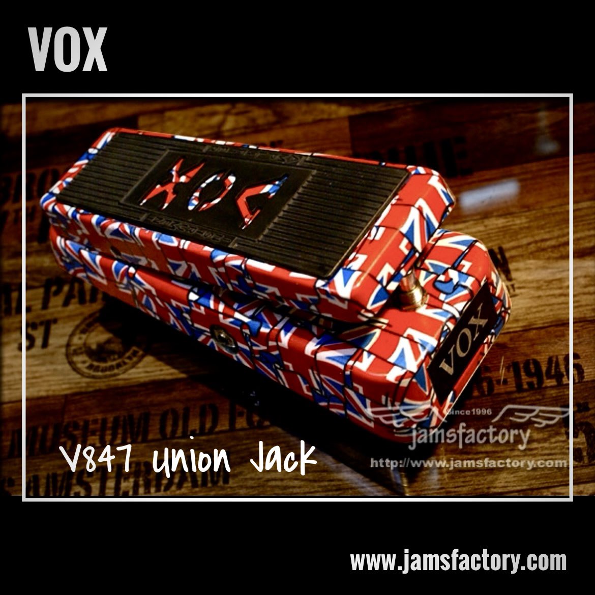 🎸USED LINE UP✨ ✳VOX V847 Union Jack ワウワウの定番的モデルの