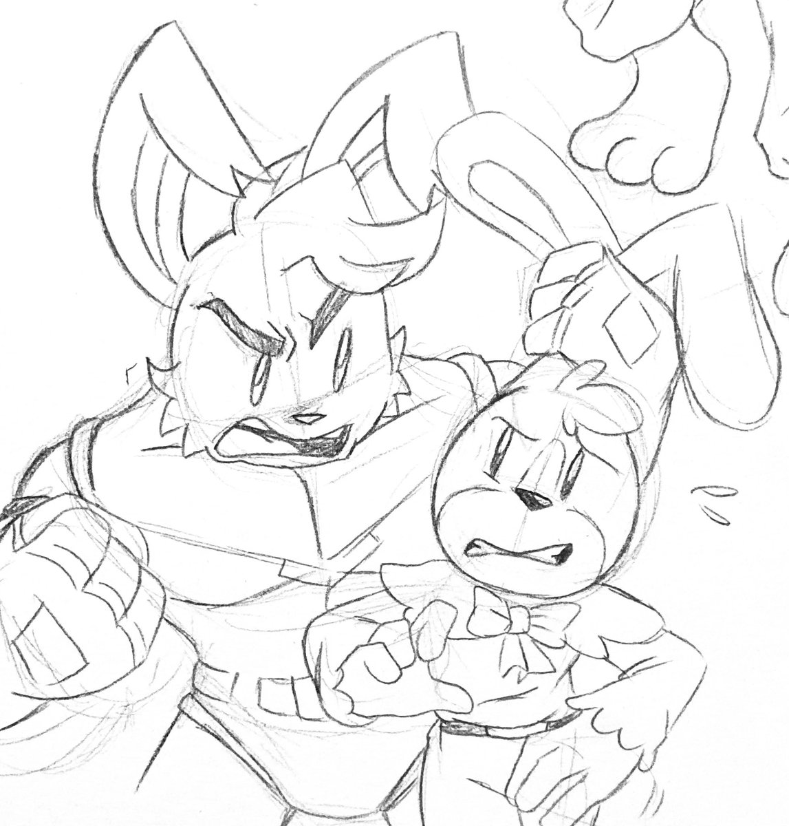 tryna make a comic 🐰📝 tweet media