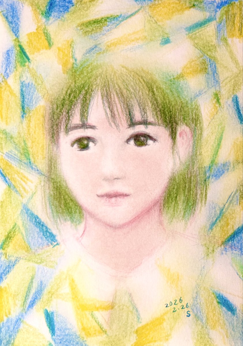 分水嶺】 #絵 #イラスト #s作品 #picture #painting #drawing #s絵