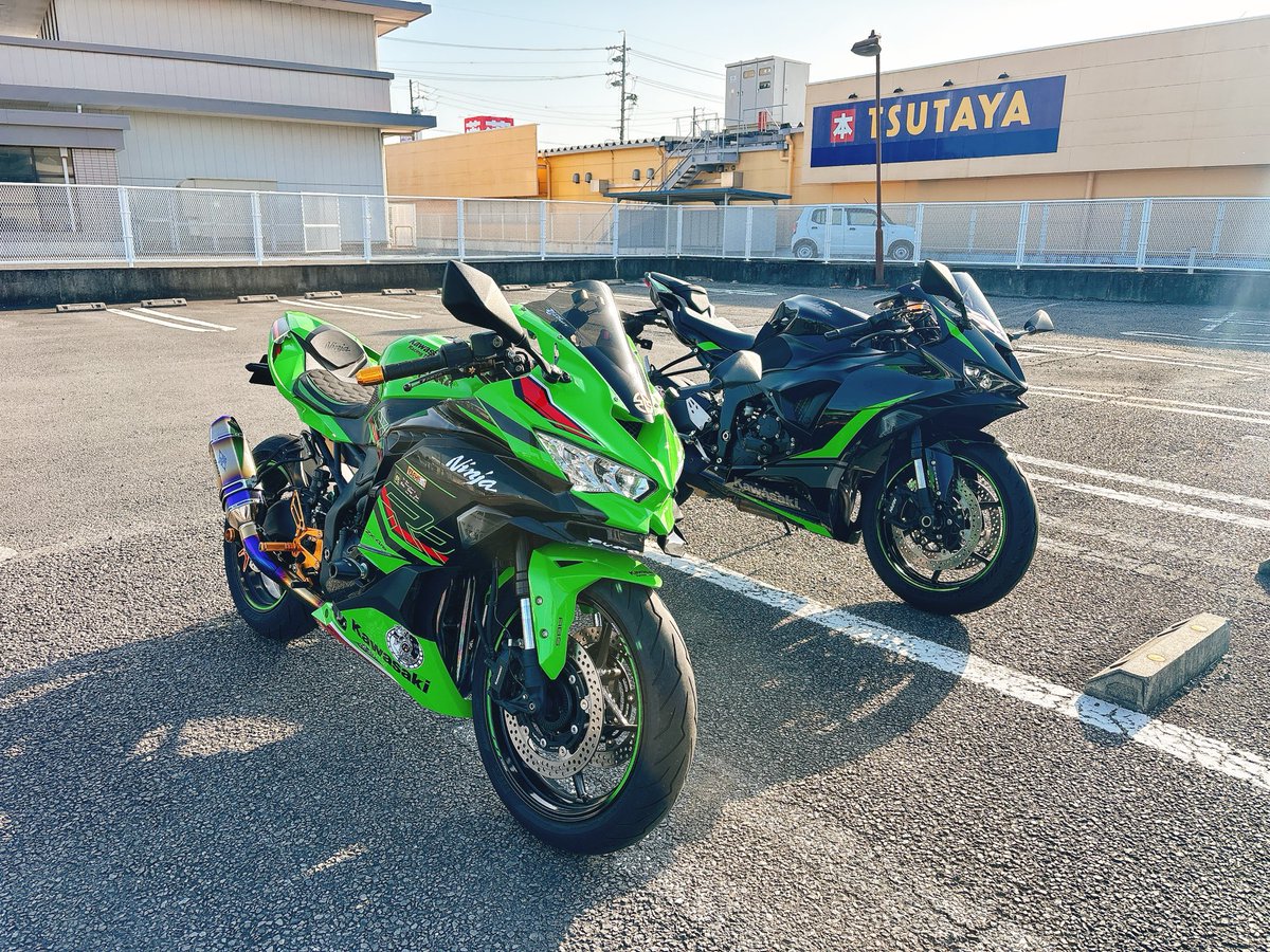 おはこんにちは(*^▽^)ﾉ☀️ 今日は久しぶりツーリング🏍🏍 暖かくなっ
