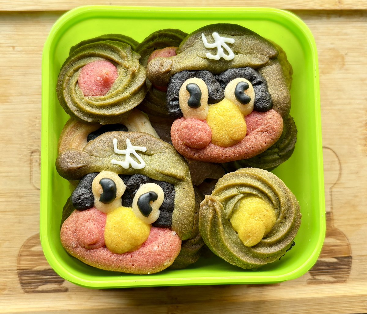 おはようございます 梅見にお出かけです #つば九郎クッキー #つば九郎