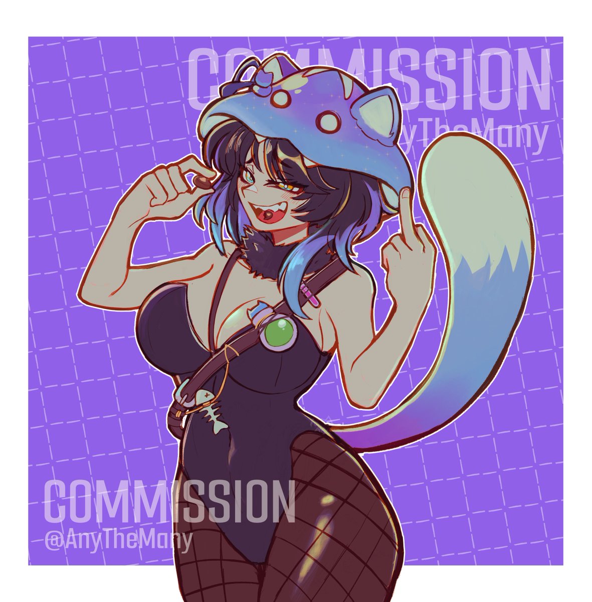 Hongo Bonga 🍄✨🍄
Commission for <a href="/ArtHappsBluecat/">🟣Art-Happs 🟣</a>