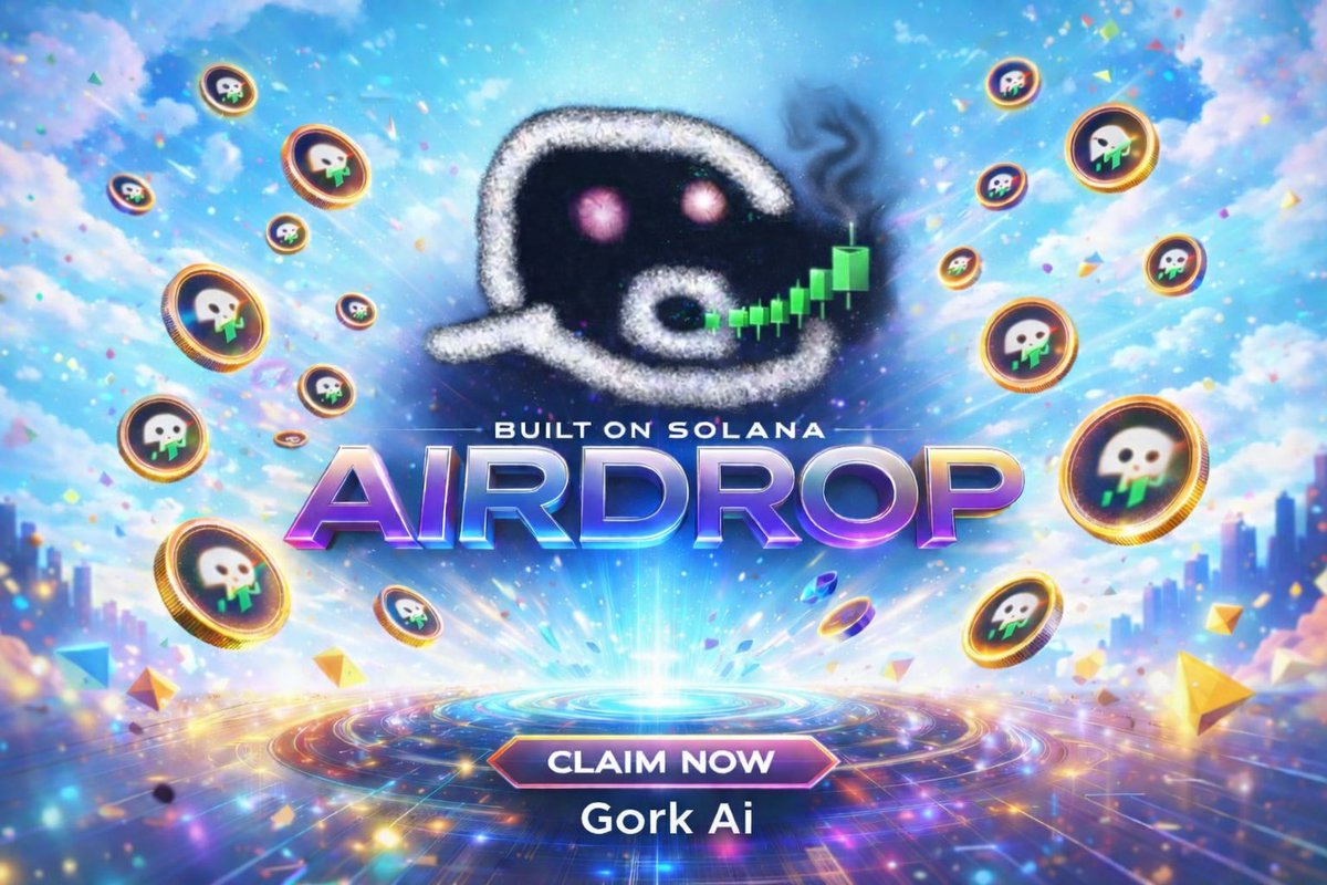 🎁 $GorkAi AIRDROP DISTRIBUTION LIVE! 
Early supporters are already receiving 500,000 $GORKAI each 🚀

Want yours? 👇
✅ Follow
✅ RT pinned post 📌
✅ Drop your SOL wallet address

Don’t fade the next gem on Solana 

#Gork #Gorkai #Airdrop #Solana