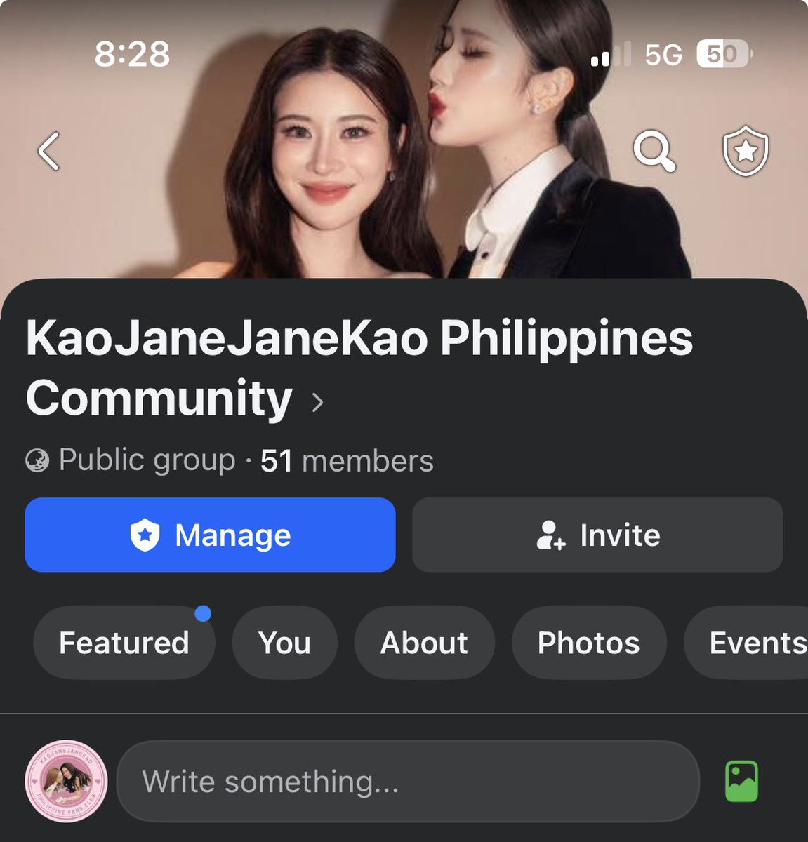 Filo fans looking for a friend or someone to go with for KaoJaneJaneKao Fan meet in Manila, come and join our Group on Facebook or X!

FB 🔗: facebook.com/share/g/1CXBjB…
X 🔗: x.com/i/chat/group_j…

#KaoJaneJaneKao #janeeyeh #supassra_sp