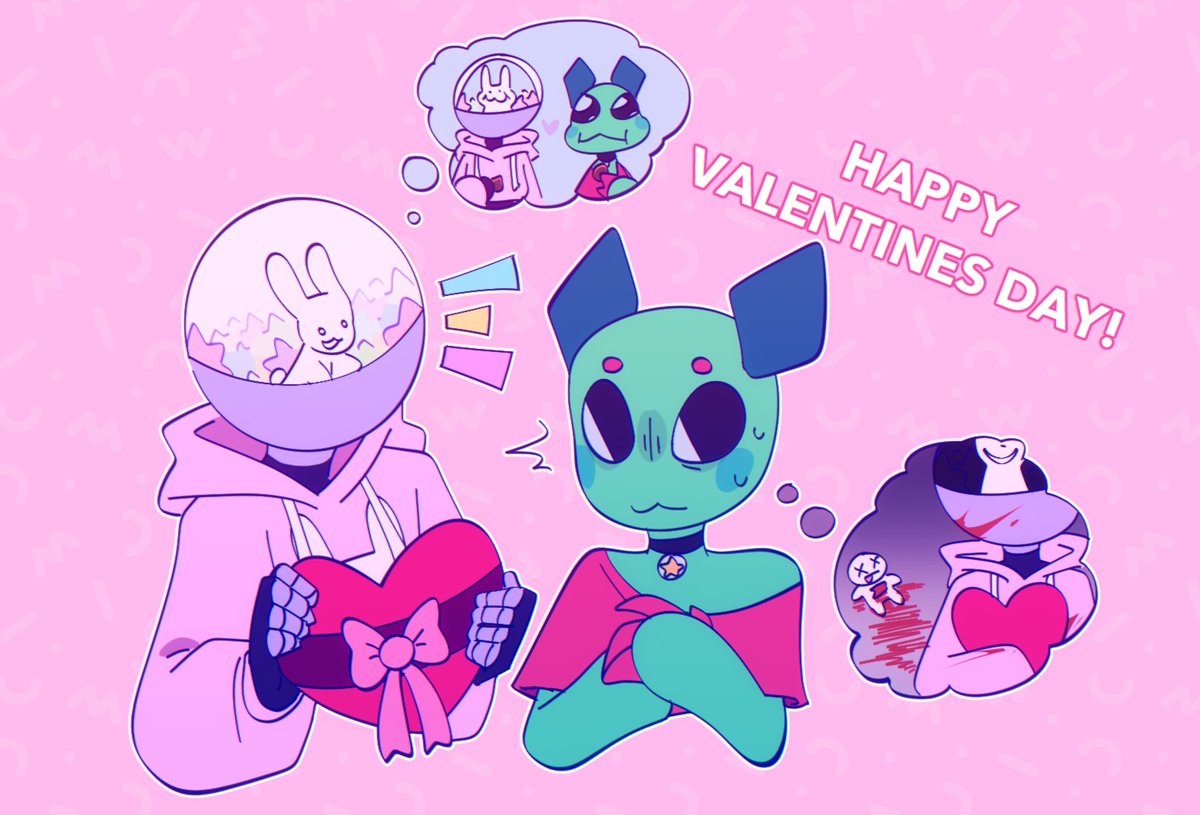 Lumiinori's tweet photo. Happy (late) Valentine’s Day! 💕 https://t.co/TfOsToMcTt