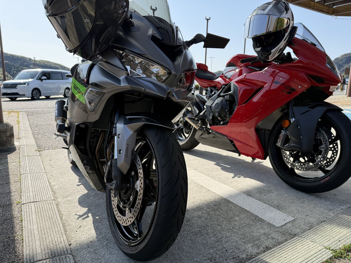 今日はこいつでツーリング🏍️