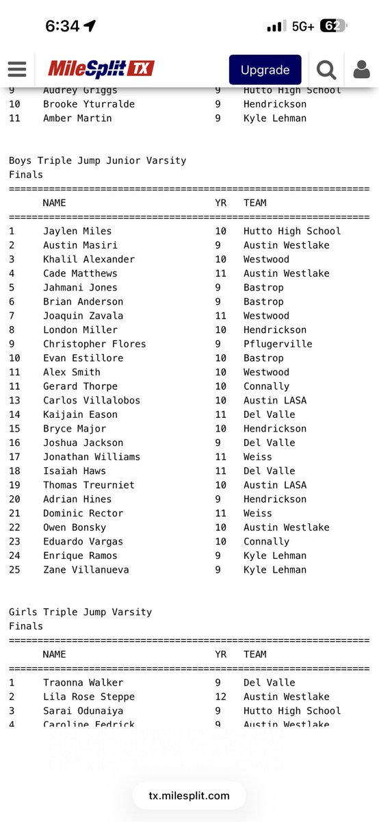 chrisflo_2029's tweet photo. Pr week!!!

110mh 16.3
Tj : 39’7
@The_QuincyD @PfISDAthletics @Pf_PanthersABC @PF_HighFootball https://t.co/iTmGeiVHdB