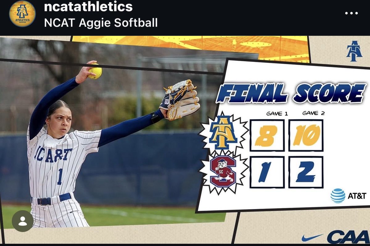 itsvenise's tweet image. #Aggies beat those bulldogs in South Carolina 🤗‼️ #AggiePride #NCAT