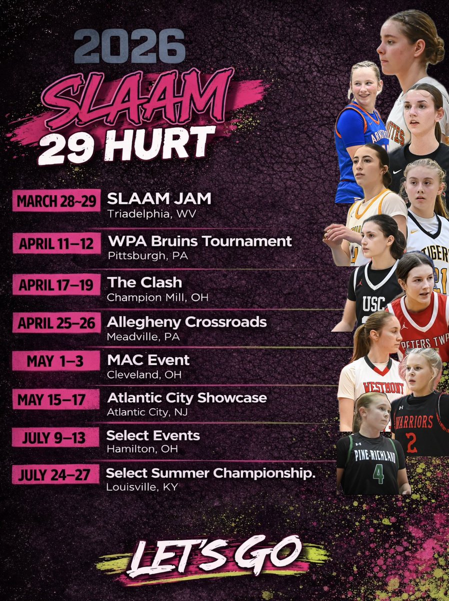 SlaamHurt's tweet photo. Slaam 29 Hurt 🩷💚

2026 season !!!!  🏀

Let’s Goooooo !!!

@SLAAMBASKETBALL 
@SlaamHurt https://t.co/1RdpFnxdkZ
