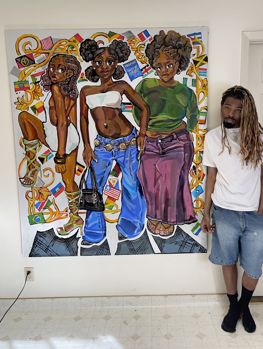 Here is my first Painting of 2026!

It took 2 months to paint this !! 

“DIASPORA”